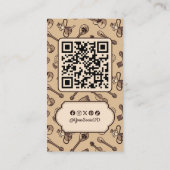 Rebetiko Icon Business Card Visitenkarte (Rückseite)