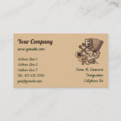 Rebetiko Icon Business Card Visitenkarte (Vorderseite)