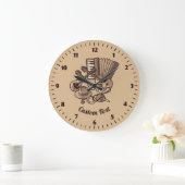 Rebetiko Icons Clock Große Wanduhr (Zuhause)