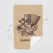 Rebetiko Icons Golf Handtuch (Insitu)