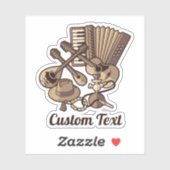 Rebetiko Icons Sticker (Blatt)