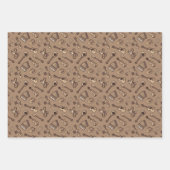 Rebetiko Muster Wrapping Paper Sheets Geschenkpapier Set (Vorderseite 2)