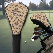 Rebetiko Pattern Golf Head Cover Golf Headcover