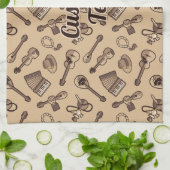 Rebetiko Pattern Küchentücher (Gefaltet)