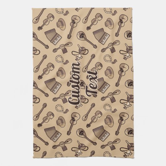 Rebetiko Pattern Küchentücher (Vertikal)