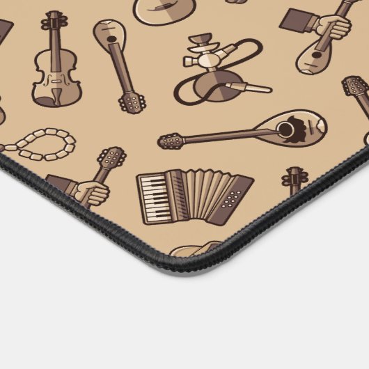 Rebetiko Pattern Schreibtischunterlage (Ecke)