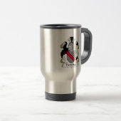 Rebhuhn-Familienwappen Reisebecher (VorderseiteRechts)