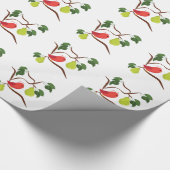 Rebhuhn im Birnen-Baum Geschenkpapier (Ecke)