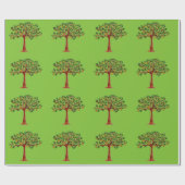 Rebhuhn in einem Birnen-Baum-auch Packpapier (Flach)