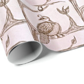 Rebhuhn in einem Birnen-Baum Geschenkpapier (Rolleneckpunkt)