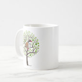 Rebhuhn in einem Birnen-Baum Kaffeetasse (Vorderseite Links)