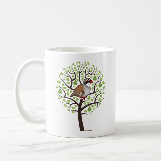 Rebhuhn in einem Birnen-Baum Kaffeetasse (Links)