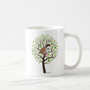 Rebhuhn in einem Birnen-Baum Kaffeetasse