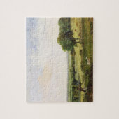 Rebhuhn-Schießen (Öl auf Millboard) Puzzle (Vertikal)