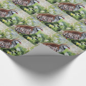 Rebhuhnentwurf gerade für Sie Geschenkpapier (Ecke)