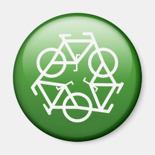 ReBicycle Green Magnet