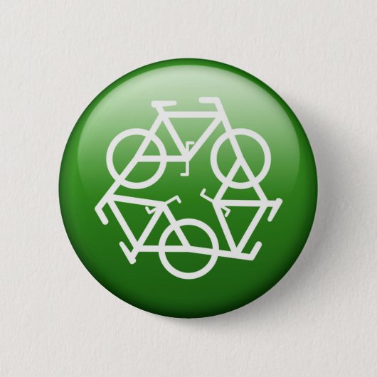 ReBicycle Grün Button (Vorderseite)