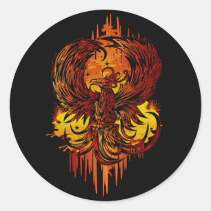 Rebirth Abschluss Runder Aufkleber