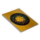 Rebirth – Abstract Circle Of Emergence Notizblock (Rechte Seite)