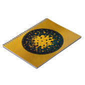 Rebirth – Abstract Circle Of Emergence Notizblock (Linke Seite)