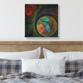 Rebirth Abstrakt Art Black and White Leinwanddruck (Insitu (Schlafzimmer))