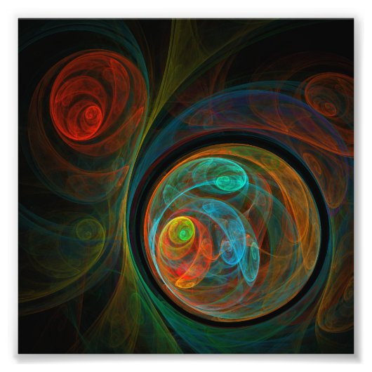 Rebirth Abstrakt Art Foto Print (Vorne)