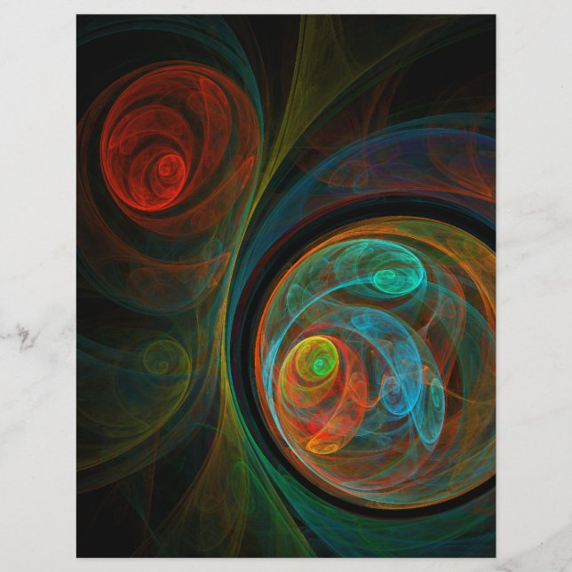 Rebirth Abstrakt Art Letterhead (Vorderseite)