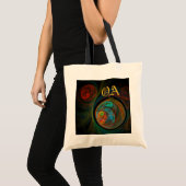 Rebirth Abstrakt Art Monogram Bag Tragetasche (Vorderseite (Produkt))