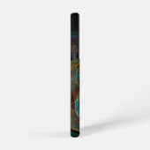 Rebirth Blue Abstract Art Samsung Galaxy Hülle (Rechte Seite)