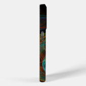 Rebirth Blue Abstrakt Art Case-Mate iPhone Hülle (Rückseite / Rechts)