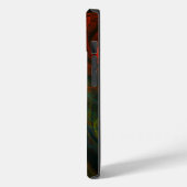 Rebirth Blue Abstrakt Art Case-Mate iPhone Hülle (Rückseite / Links)