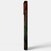 Rebirth Blue Abstrakt Art Case-Mate iPhone Hülle (Rückseite / Links)