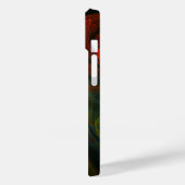 Rebirth Blue Abstrakt Art Case-Mate iPhone Hülle (Rückseite / Links)