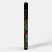 Rebirth Blue Abstrakt Art Case-Mate iPhone Hülle (Rückseite / Rechts)