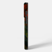 Rebirth Blue Abstrakt Art Case-Mate iPhone Hülle (Rückseite / Links)