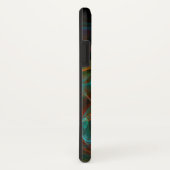 Rebirth Blue Abstrakt Art Case-Mate iPhone Hülle (Hinten/Rechts)