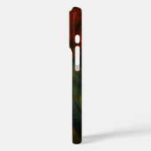 Rebirth Blue Abstrakt Art Case-Mate iPhone Hülle (Rückseite / Links)