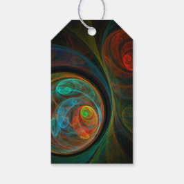 Rebirth Blue Abstrakt Art Geschenkanhänger