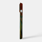 Rebirth Blue Abstrakt Art iPhone 15 Hülle (Linke Seite)