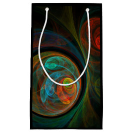 Rebirth Blue Abstrakt Art Kleine Geschenktüte