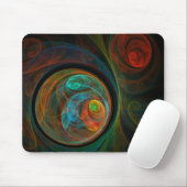 Rebirth Blue Abstrakt Art Mousepad (Mit Mouse)