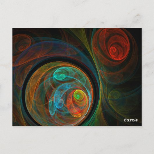 Rebirth Blue Tischnummer Postcard (Rückseite)