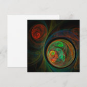 Rebirth Green Abstrakt Art (Vorne/Hinten)