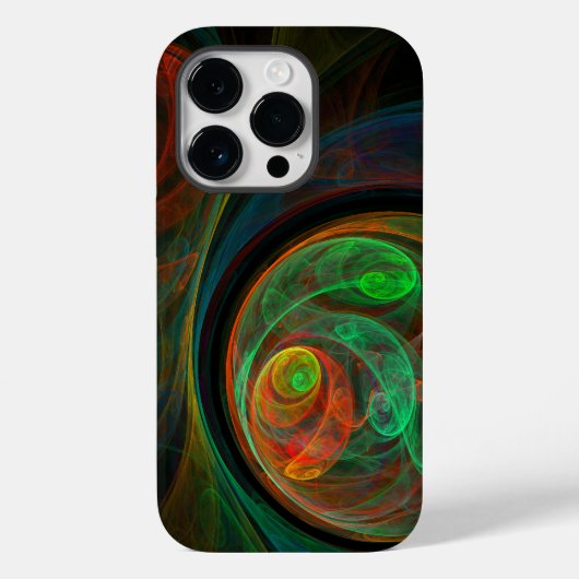 Rebirth Green Abstrakt Art Case-Mate iPhone Hülle (Rückseite)