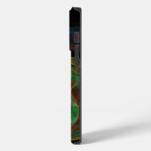 Rebirth Green Abstrakt Art Case-Mate iPhone Hülle (Rückseite / Links)