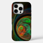 Rebirth Green Abstrakt Art Case-Mate iPhone Hülle (Rückseite)