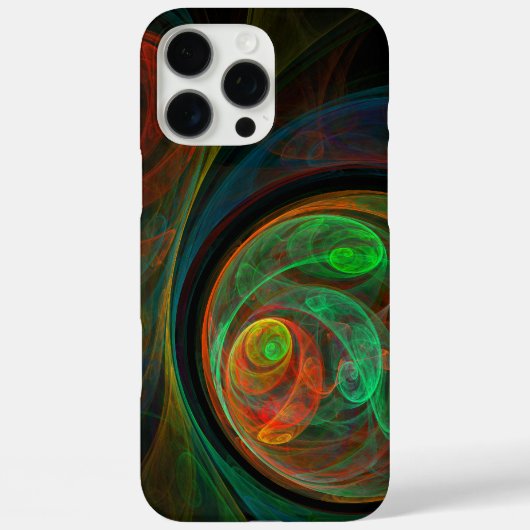 Rebirth Green Abstrakt Art Case-Mate iPhone Hülle (Rückseite)