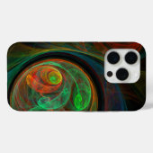 Rebirth Green Abstrakt Art Case-Mate iPhone Hülle (Rückseite (Horizontal))