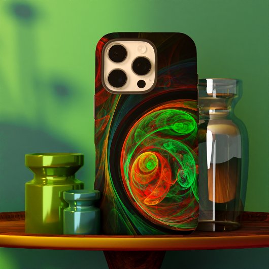 Rebirth Green Abstrakt Art Case-Mate iPhone Hülle