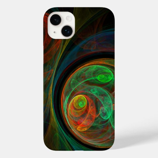 Rebirth Green Abstrakt Art Case-Mate iPhone Hülle (Rückseite)